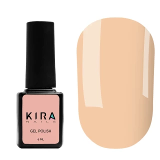 Гель-лак Kira Nails №010 (світлий персиковий, емаль), 6 мл