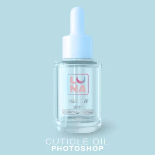 Luna Сухое масло для кутикулы с ароматом дыни Photoshop Oil, 30 ml