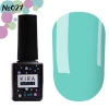 Гель-лак Kira Nails №027 (блакитний, емаль), 6 мл