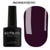 Lakier hybrydowy Komilfo Deluxe Series nr D101 (ciemny fiolet, emalia), 8 ml