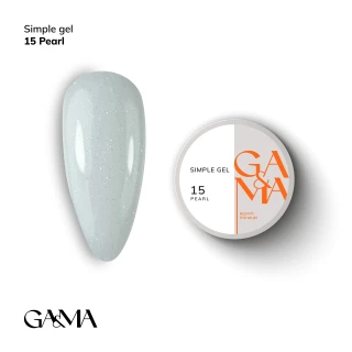 Ga&Ma Simple gel 015 Перл, 15 ml