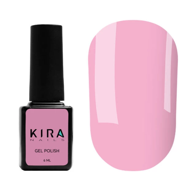 Гель-лак Kira Nails №055 (світло-рожевий, емаль), 6 мл