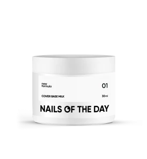 NAILSOFTHEDAY Cover base Milk №01, 30 ml