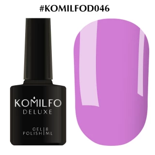 Gel polish Komilfo Deluxe Series No. D046 (lilac, enamel), 8 ml