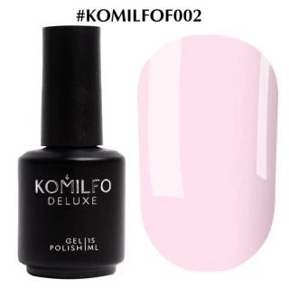 Гель-лак Komilfo French Collection №F002 (ніжно-рожевий, емаль, для френча), 15 мл