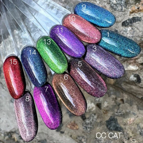 Saga Professional Gel polish CAT CHAMELEON №13 8 мл