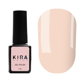 Гель-лак Kira Nails №009 (блідо-бежевий, емаль), 6 мл