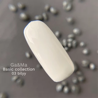 Ga&Ma Basic collection 003 білий, 15 ml