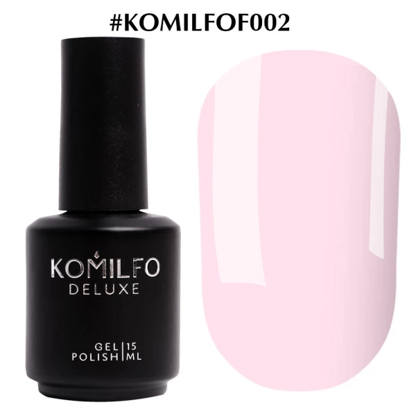 Gel polish Komilfo French Collection No. F002 (soft pink, enamel, for French), 15 ml