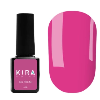 Гель-лак Kira Nails №155 (бузково-рожевий, емаль), 6 мл