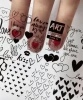 ART Stamping Пластина для стемпинга Love is