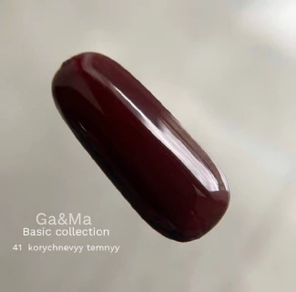 Ga&Ma Basic collection 041 dark brown, 10 ml