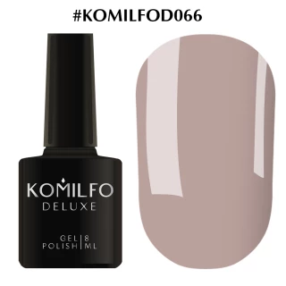 Gel polish Komilfo Deluxe Series No. D066 (muted gray-lilac, enamel), 8 ml