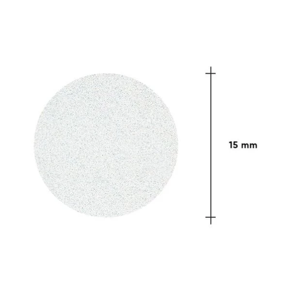 Replaceable files white on a soft base for pedicure disc PODODISC STALEKS PRO S 180 grit (50 pcs.)