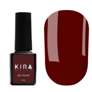 Гель-лак Kira Nails №034 (темний червоний, емаль), 6 мл