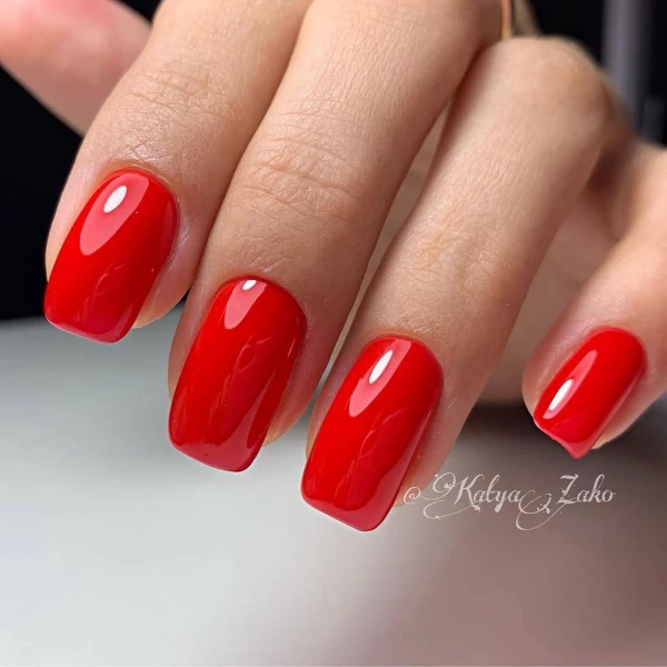 Gel polish Komilfo Deluxe Series No. D080 (red, enamel), 8 ml