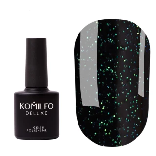 Komilfo No Wipe Top Emerald - top do lakieru hybrydowego bez lepkiej warstwy z filtrami UV, 8 ml