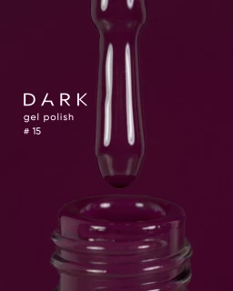 Dark gel polish (new collection) 15, 6 ml