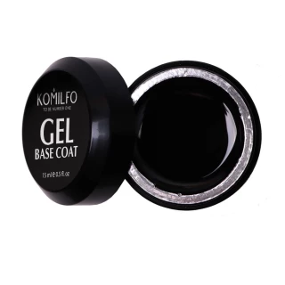 Гель-база Komilfo Gel Base Coat - основа-коректор для гель-лаку без пензлика, 15 мл