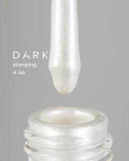 DARK Stamping polish белый перламутровый №44 , 8 ml