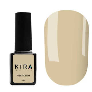 Гель-лак Kira Nails №122 (блідий сіро-салатовий, емаль), 6 мл 