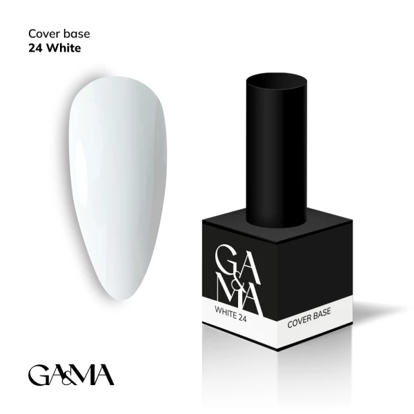 Ga&Ma Cover base 024 White, 15 ml