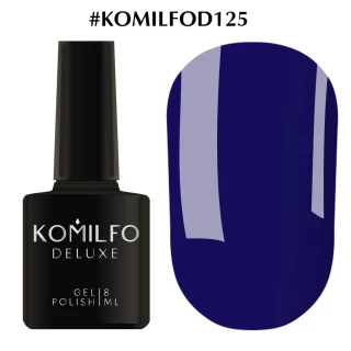 Gel polish Komilfo Deluxe Series No. D125 (blue, enamel), 8 ml