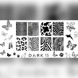 DARK №15 пластина для стемпинга