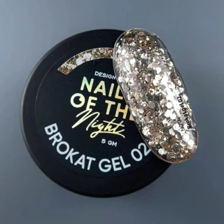 NAILSOFTHEDAY Gel design Brokat №02, 5 ml