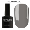 Gel polish Komilfo Deluxe Series No. D292 (light gray, enamel), 8 ml