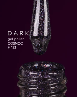 Dark gel polish Cosmos 123, 6 ml