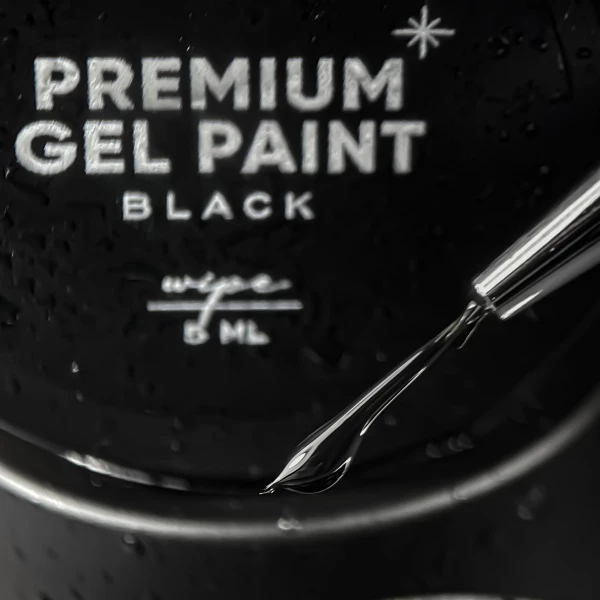 NAILSOFTHEDAY Gel paint wipe Black, 5 мл