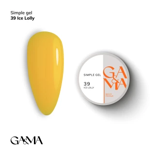 Ga&Ma Simple gel 039 Ice Lolly, 30 ml