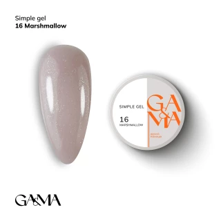 Ga&Ma Simple żel 016 Marshmallow, 30 ml