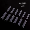 Komilfo Top Nail Forms, Arch - Верхние формы для наращивания, арочные, 120 шт