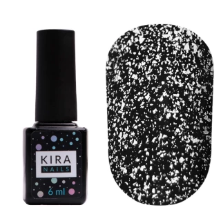 Kira Nails  No Wipe Silver Top - топ без лш зі сріблом, 6мм