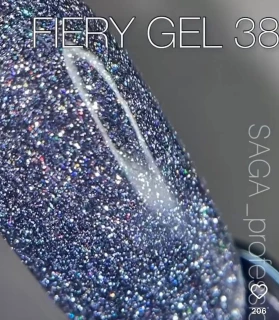 Lakier hybrydowy Saga Professional Gel Polish Fiery żel nr 38 8ml