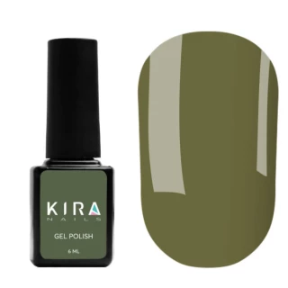 Гель-лак Kira Nails №148 (темно-зелений, емаль), 6 мл