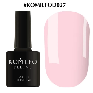 Gel polish Komilfo Deluxe Series No. D027 (light purple-pink, enamel), 8 ml