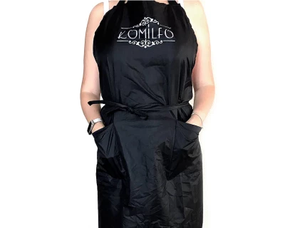 Komilfo Apron short (black), 67*72.5 cm