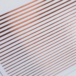 Flexible strips for design (copper)