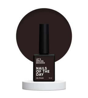 Lakier hybrydowy NAILSOFTHEDAY Let`s special Brownie, 10 ml