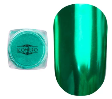 Komilfo Mirror Powder №011, зеленый, 0,5г