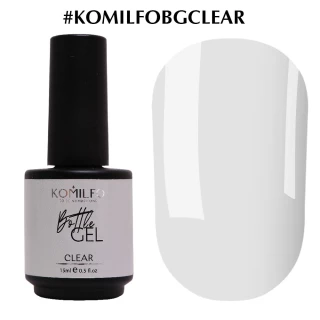 Komilfo Butelka Żel Clear, 15 ml, z pędzelkiem