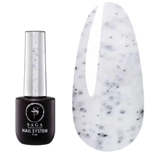 Saga Professional Гель-лак Black Snow №02, 9 ml