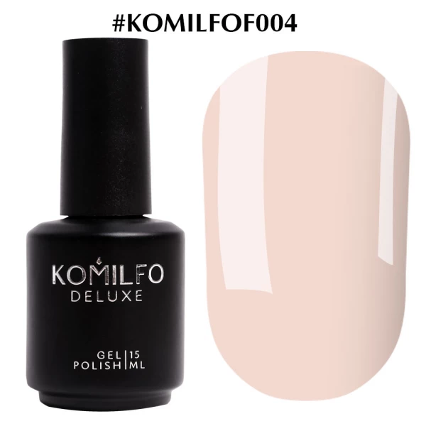 Гель-лак Komilfo French Collection №F004 (перлово-рожевий, емаль, для френча), 15 мл