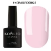 Gel polish Komilfo Deluxe Series No. D028 (light pink-purple, enamel), 8 ml