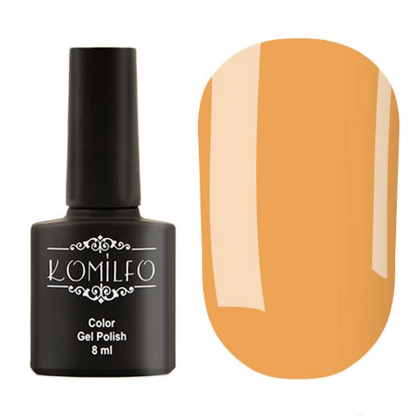 Gel polish Komilfo Deluxe Series No. D317 (Tangerine orange), 8 ml