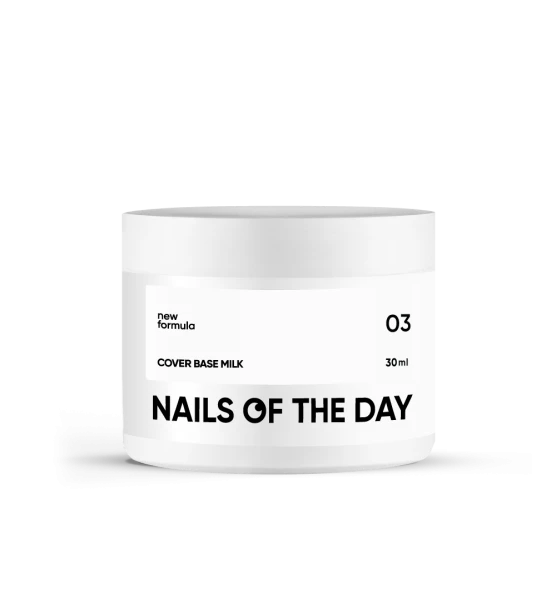 NAILSOFTHEDAY Cover base Milk №03, 30 ml