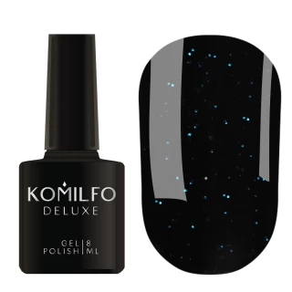 Komilfo Gel polish "Black Blue", 8 ml